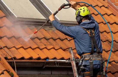 Démoussage et hydrofuge de toiture à Blombay